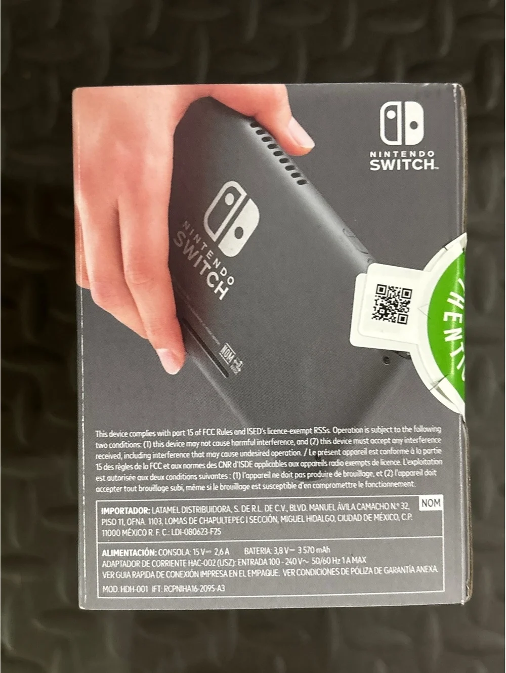 Nintendo Switch Lite Gray Handheld Console NEW